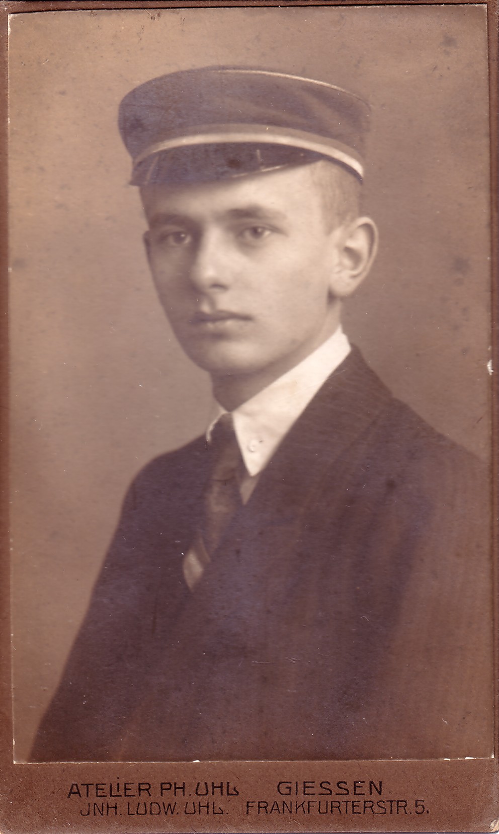 Carl-Hermann Müller als Aktiver (Archiv des Corps Teutonia Gießen)