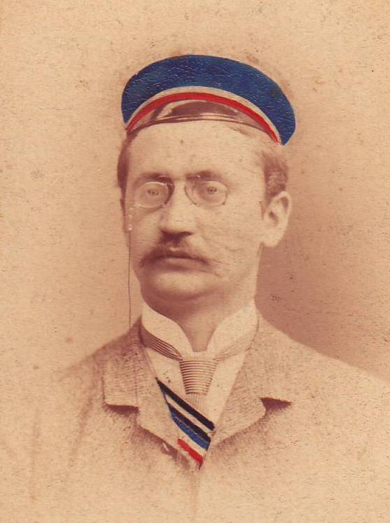 Waldermar Scheithauer, 1885 (Archiv Rhenania Heidelberg)